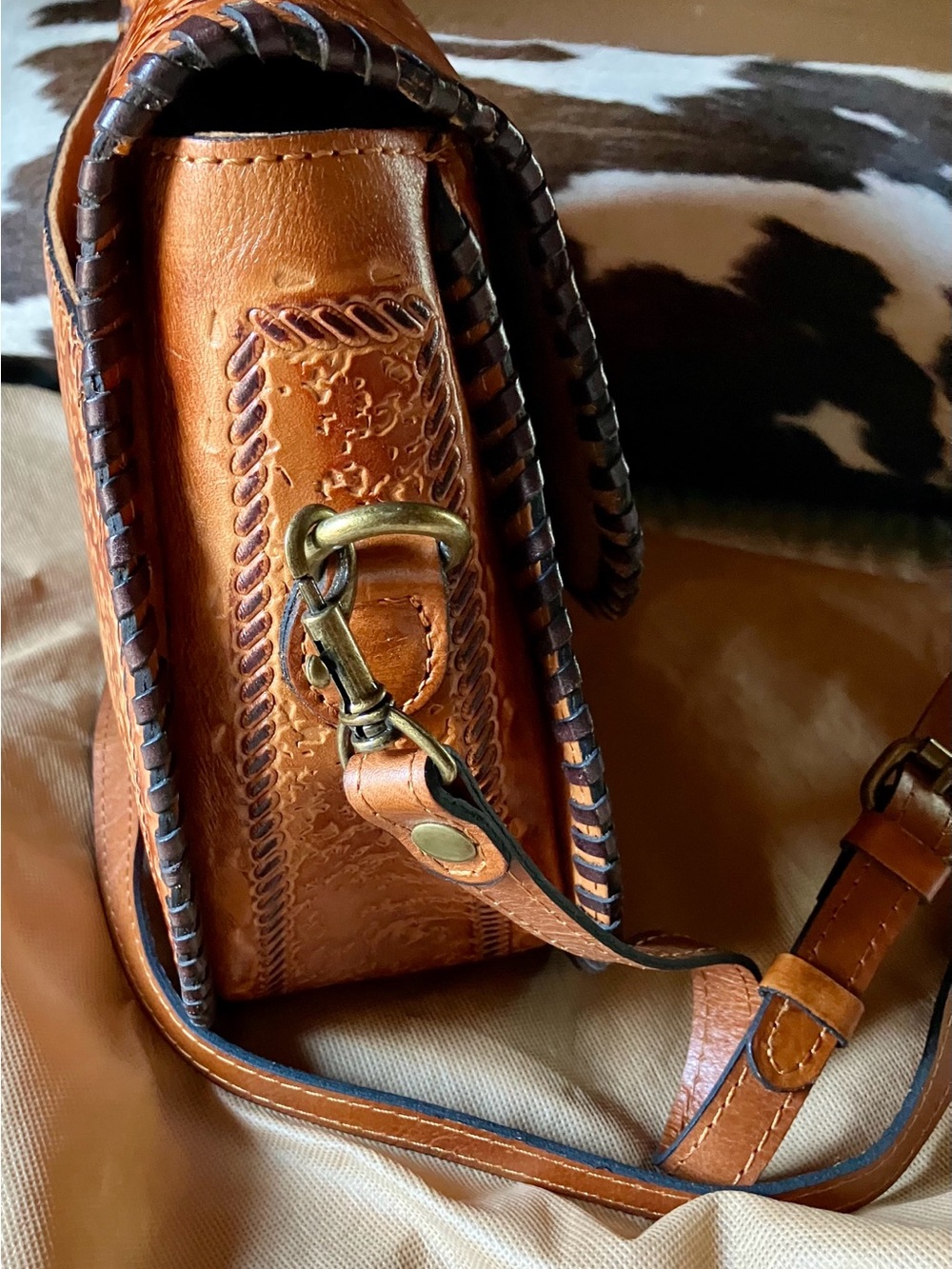 Patricia Nash Arezzo Saddle Bag - Picture 5 of 16